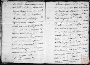 Páginas 17 y 18: Corresponde a a la microfilmación realizada por el CECOMi sobre las Respuestas Generales depositadas en Simancas e individualizada por pueblos según el Catastro