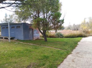 Caseta que recoge los sobrantes del Canal y de Aguanal