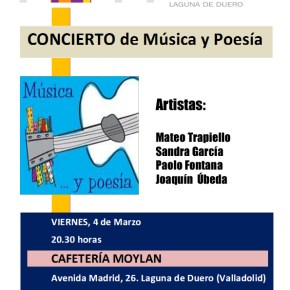 Concierto de música y&nbsp;poesía