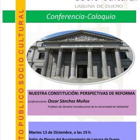 Nuestra constitución, perspectivas de reforma. Conferencia de Óscar&nbsp;Sánchez