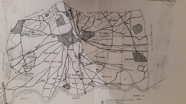 Términos y parajes de Laguna de Duero