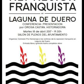Orosia Castán Homenaje a los represaliados por el régimen franquista el 18 de abril de&nbsp;2017