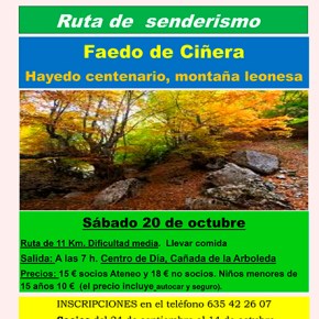Excursión de senderismo al norte de León (Faedo de&nbsp;Ciñera)