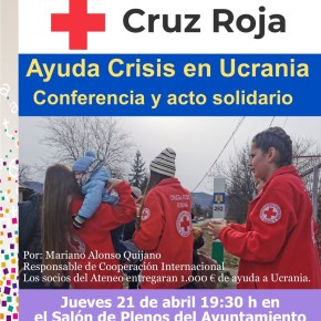 Resumen de la Conferencia y Acto solidario con la Cruz&nbsp;Roja