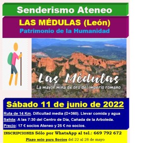 Excursión a Las Médulas el 11 de junio de&nbsp;2022
